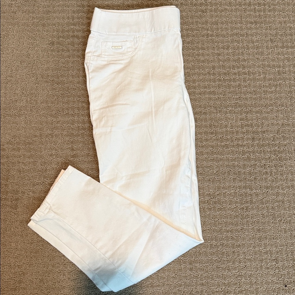 Nine West White Skinny Pants